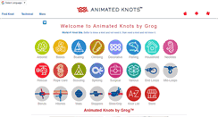 Desktop Screenshot of animatedknots.com